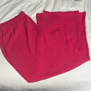LulaRoe Jojo Pants Hot Pink 2X